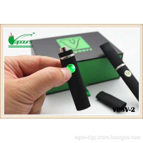 350mah Black Elips E Cig , Herbal Wax Vaporizer Pen With 500 Puffs
